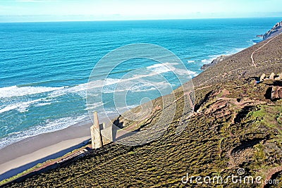 Wheal Coats Cornwall Stock Photo