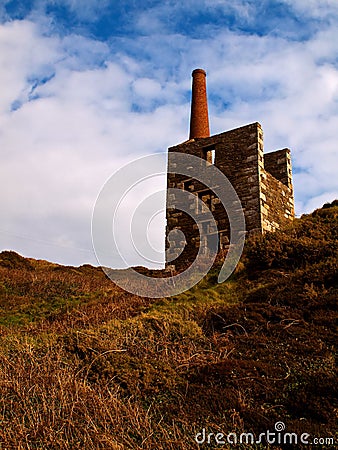 Wheal Prosper - Rinsey - Cornwall Stock Photo