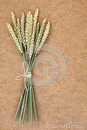 Wheat Bundle Stock Photo