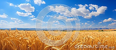 From Wheat Fields to Heavenly Gates: A Rustic Journey Through En Stock Photo