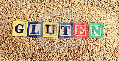 Wheat and Gluten Stock Photo