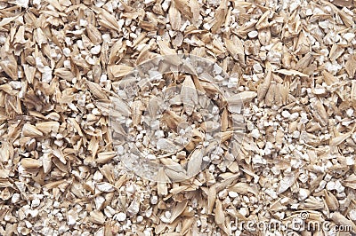 Wheat grain milled ground Stock Photo