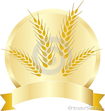 Wheat grains Vector Illustration