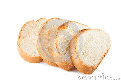 Wheaten bread sliced Stock Photo