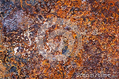 Wheathered rusty and scratched steel metal texture Stock Photo