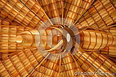 Wheel or circle. Symmetrical wheel or circle with editing background in texture or scene background in bottom-up view Stock Photo