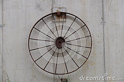 Wheel, early invention of humankind Stock Photo