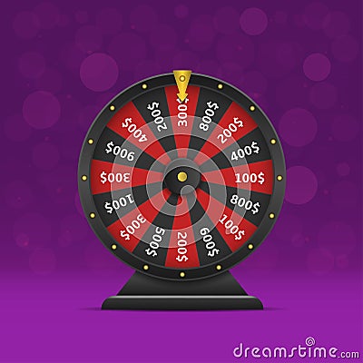 Wheel of fortune Vector Illustration