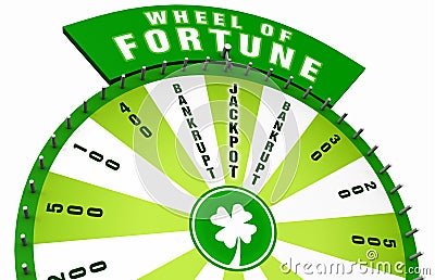 Wheel of fortune Stock Photo