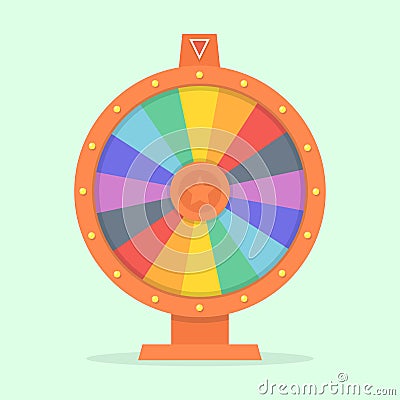 Wheel of fortune Vector Illustration