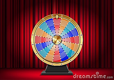 Wheel of fortune Vector Illustration