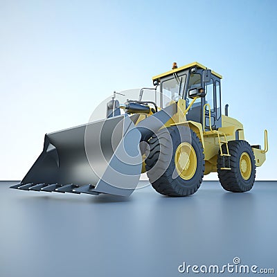 Wheel loader Stock Photo