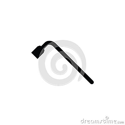 Wheel wrench cross icon Vector Illustration