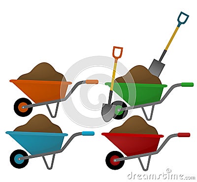 Wheelbarrow Stock Photo