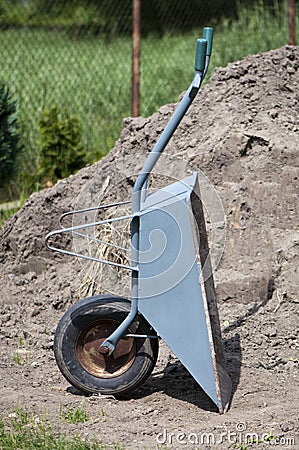 Wheelbarrow Stock Photo