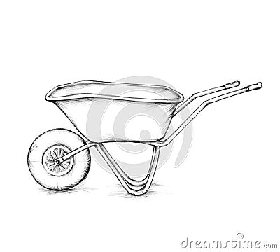 Wheelbarrow Stock Photo