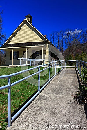 Wheelchair Access Ramp Stock Photo