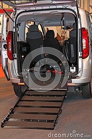 Wheelchair Access Ramp. Stock Photo