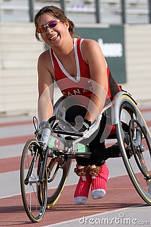Wheelchair Athlete Editorial Stock Photo