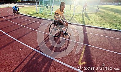 Wheelchair athletes Editorial Stock Photo