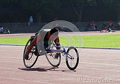 Wheelchair race Editorial Stock Photo