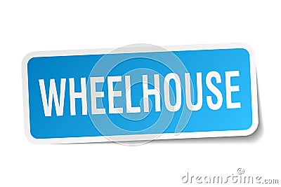 wheelhouse sticker Vector Illustration