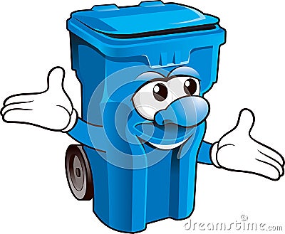 Wheelie bin Stock Photo