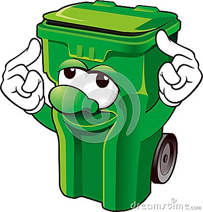 Wheelie bin Stock Photo