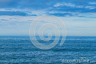 Great shot of the blue sea Stock Photo