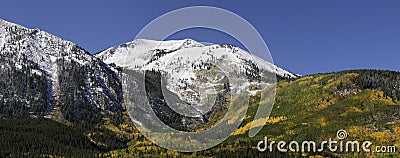 Whetstone Mountain located near Crested Butte Stock Photo