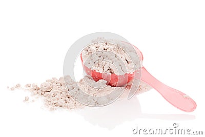 Whey protein powder. Stock Photo