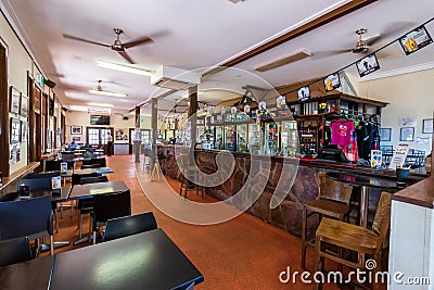 Whim Creek, Western Australia, Australia - Aug 18,2018: The historic Whim Creek Hotel has served outback travellers for over 120 Editorial Stock Photo