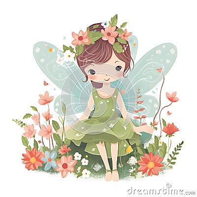 Whimsical forest guardian Stock Photo