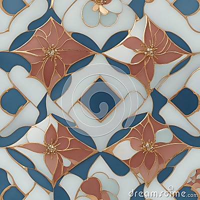 A whimsical inlay rose, its petals crafted from a blend of playful textures generated by Ai Stock Photo