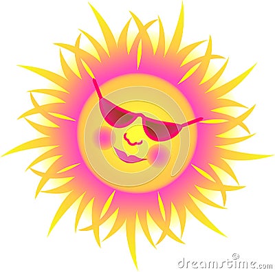 Whimsical Sun/eps Vector Illustration