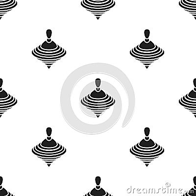 Whirligig black icon. Illustration for web and mobile design. Vector Illustration