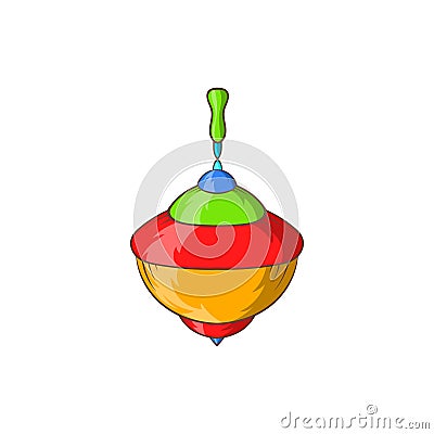 Whirligig icon, cartoon style Stock Photo