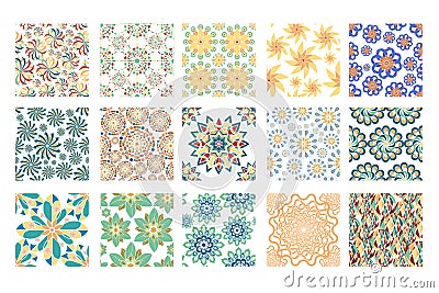 Whirling Delights, Colorful Pinwheel, Wind Spinner Seamless Pattern Vector Illustration