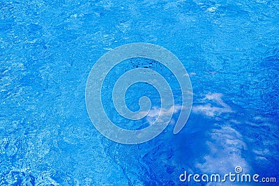 Whirlpool abstract texture and blue background Stock Photo
