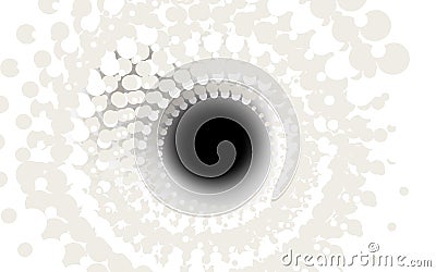 Whirlpool, black hole, radial lines with rotating distortion. Abstract spiral, vortex shape, element Stock Photo