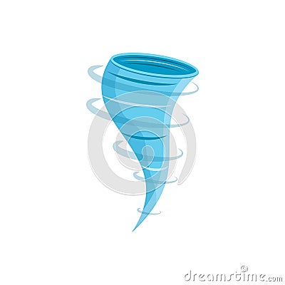 Whirlwind tornado icon. Cartoon of whirlwind tornado vector icon for web design Vector Illustration