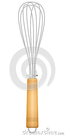 Whisk Wire Whip Egg Beater Vector Illustration