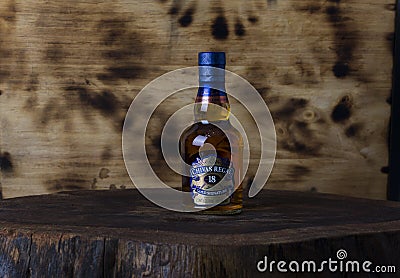 Whiskey chivas regal 18, which has 85 notes of flavor in each drop, a perfect drink to taste as a family or in business Editorial Stock Photo