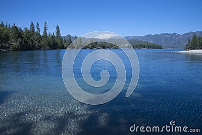 Whiskeytown Lake Beach Stock Photo