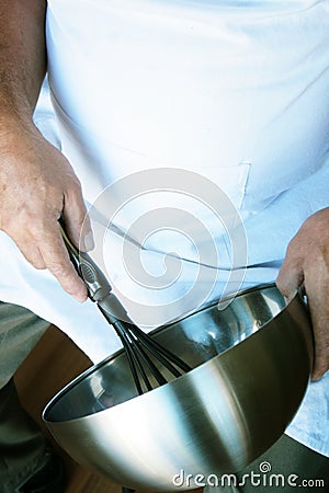 Whisking Stock Photo