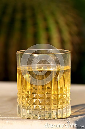 Whisky glass Stock Photo