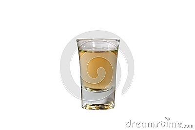 Whisky shot glass Stock Photo