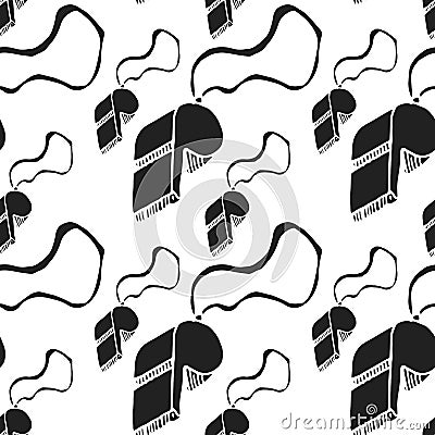 Whistle vector seamless pattern Vector Illustration