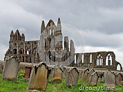 Whitby Abbey Stock Photo