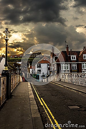 Whitby Bridge Editorial Stock Photo